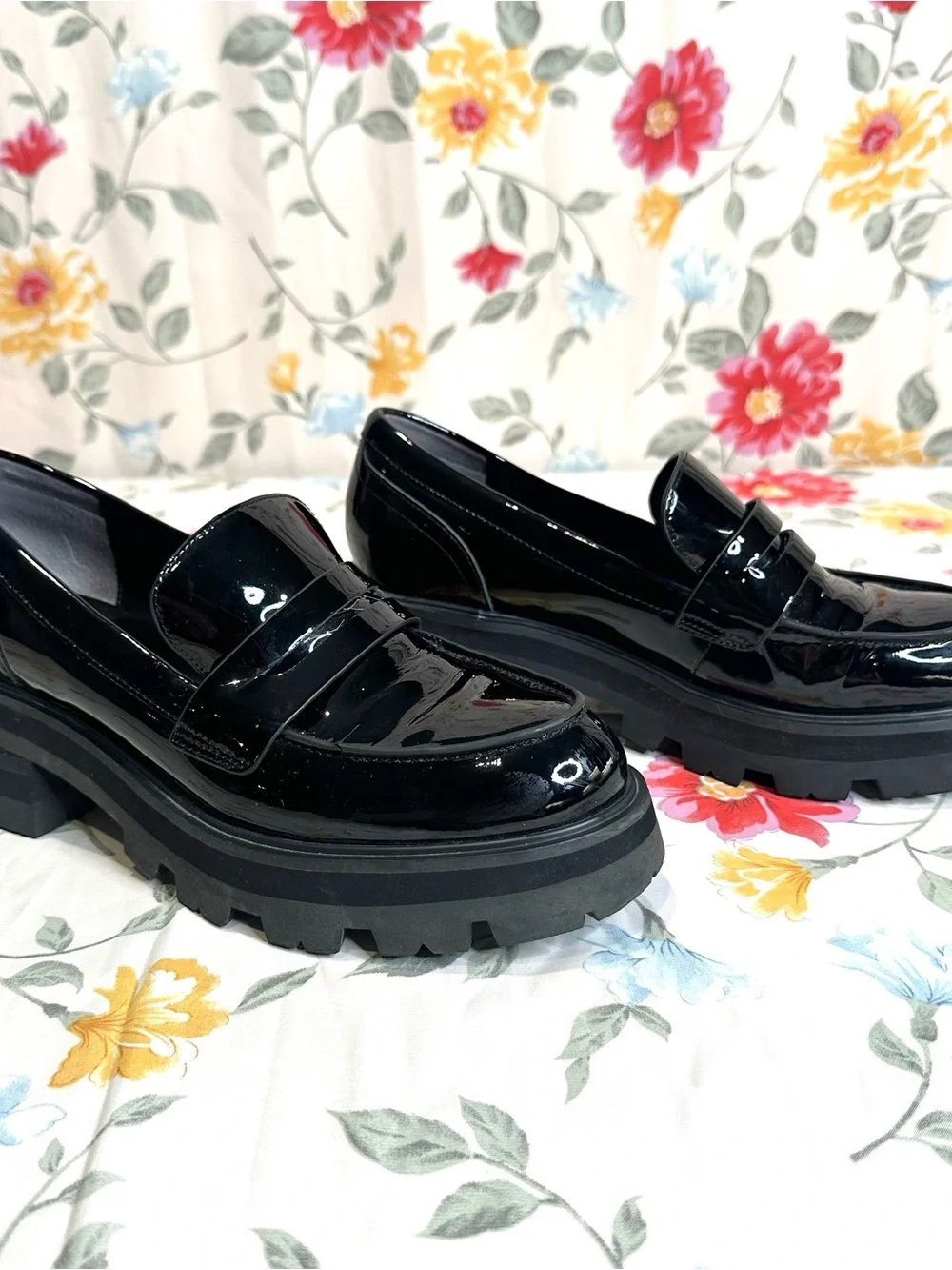 MARC FISHER LTD LATIKA CHUNKY LOAFER WOMENS SIZE 7.5